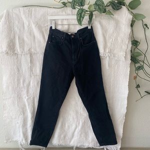 Free People black skinny denim